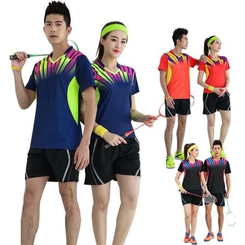 Badminton t-shirt men , tennis women clothing, uniform table tennis , vetements tennis , Ping Pong shorts girls , training Short