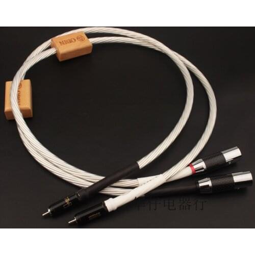 HiFi Hi-end Silver Plated shield Hifi Data Cable ODIN NORDOST XLR male RCA XLR Audio Cable Extend Cord Wire
