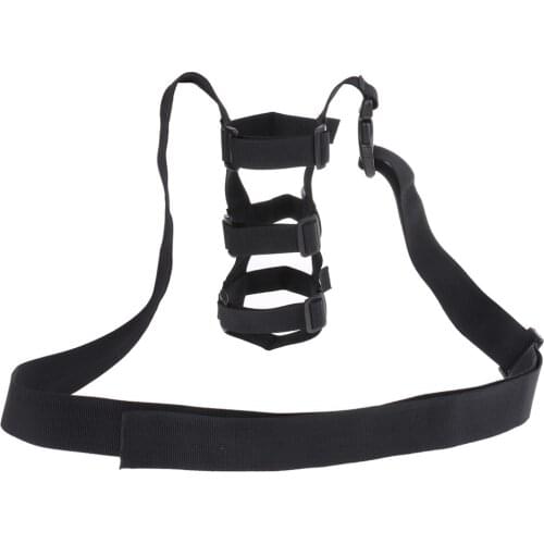 Compact Nylon Water Bottle Carrier Holder Cover & Adjustable Shoulder Strap