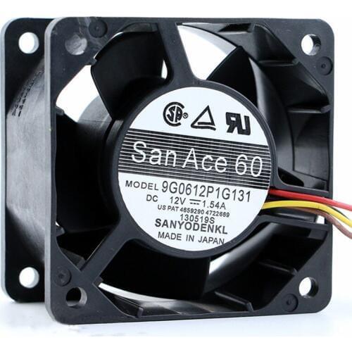 6038 12V 1.54A 4-wire PWM 9G0612P1G131 server cooling fan 6 month warranty