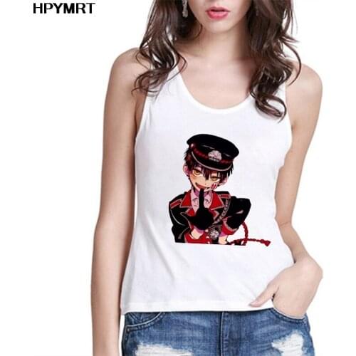 Hot Toilet Bound Hanako Kun Graphic Tank Tops Women Kawaii Japanese Anime Vest Funny Cartoon Summer Tops Unisex T-shirt Female