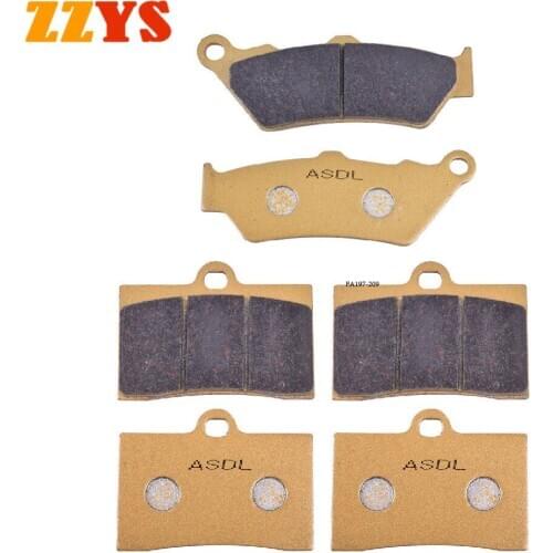 Motorcycle Front Rear Brake Pads For MOTO GUZZI 1100 California Special Jackal EV Up to KD131644 KD142328 single pin pad fixing