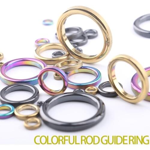 NooNRoo Alconite Ring Ceramic guide ring fishing rod Guide Ring parts repair Wear Heat conduction Guide Ring 2 SET