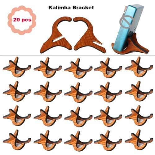 Wholesale 20 pcs/lot Portable Folding Kalimba Stand Mbira Thumb Piano Vertical Bracket Kalimba Display Stand Holder