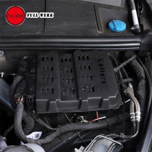 Plastic Car Styling Driving Engine Computer Protective Cover for Touareg 19 2.0 Interior Anti Dust Cap Trim Frame Protector Acce