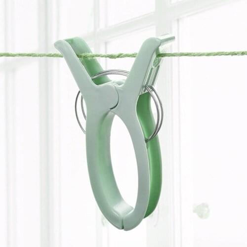 Plastic Beach Towel Clamp Laundry Clothes Pins Windproof Sunbed Quilt Clothes Pegs Large Drying Racks Camping Mat Clothespin