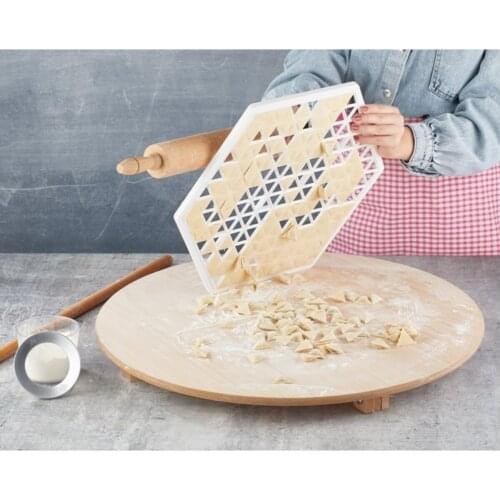 Practical Triangle Ravioli Mold Dough Cutting Bracket 40 cm