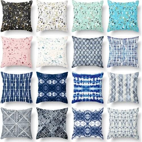 HOT SALES Geometric Stripe Colorful Cushion Cover Throw Pillow Case for Home Chair Sofa Decoration Square Pillowcases