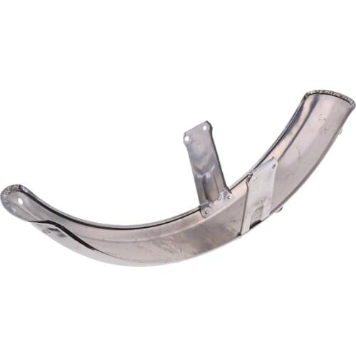 Silver Tone Front Wheel Fender Mudguard Motorcycle for DY 100