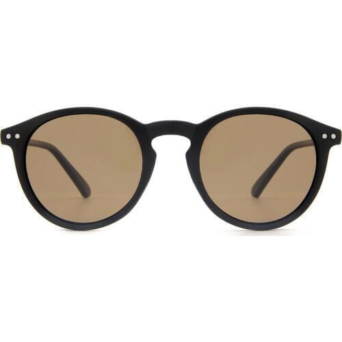 Cyxus Fashion Polarized Sunglasses for Women Round Retro Frame with Anti 100% UV400 1065