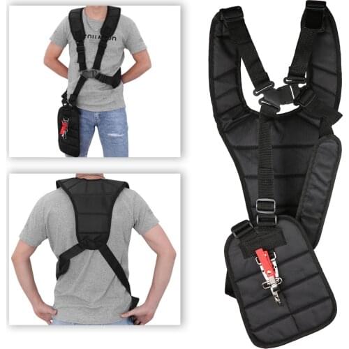 Universal Trimmer Double Breasted Shoulder Harness Strap Mower Nylon M-shaped Belt for Brush Cutter Garden Suitable A50
