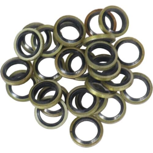 M8 M10 Banjo Bolt Oil Drain Screw Sealing Washer gaskets for Motorcycle Hydraulic clutch Brake Pump Brake Hose Caliper