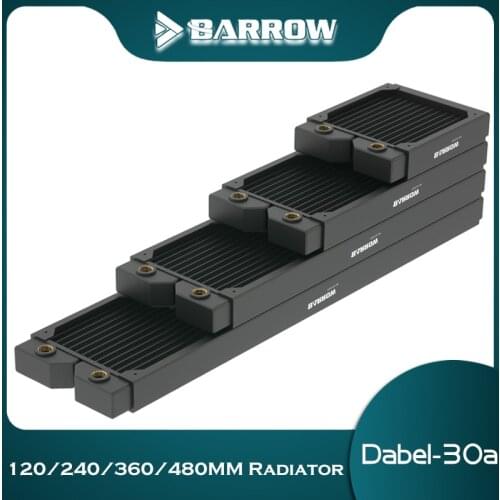 DIY Computer Split Water Cooling Radiator 120/240/360/480MM Suitable 12cm Series Computer Fan Heatsink30mm Thickness HighDensity