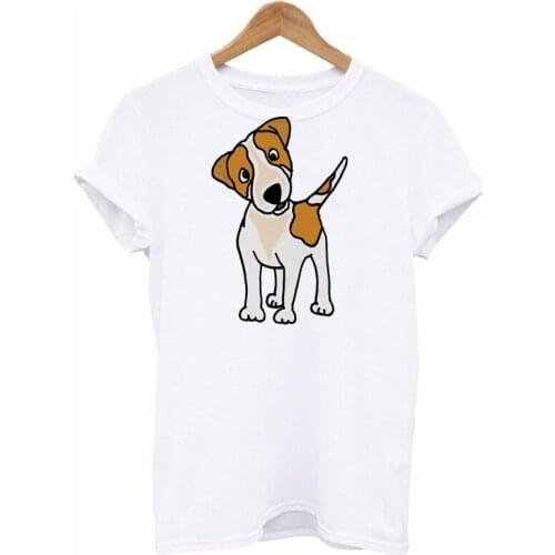 Womens T-Shirt Puppy Animals Summer Tunic Harajuku Short Sleeve T Shirt Female O-neck T Shirt Funny Tee Women Oversized Shirts