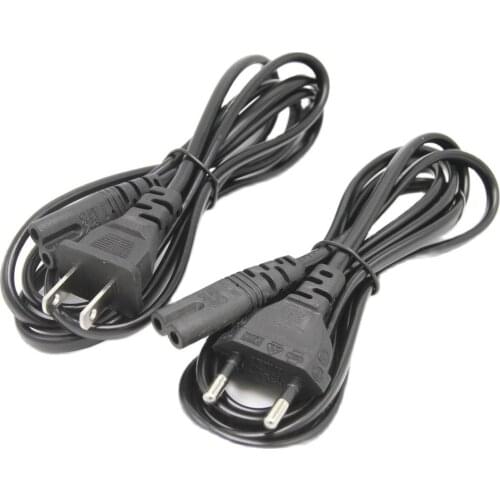 1.2m USA / American 2Pin Power Cord Cable US 2 Prong Laptop AC Adapter Lead 2Pin cable