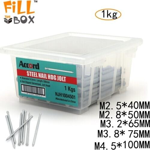 1kg Tiling Cement Nail screws many types M2.5 M2.8 M3.2 M3.8 M4.5 40MM 50MM 65MM 75MM 100MM