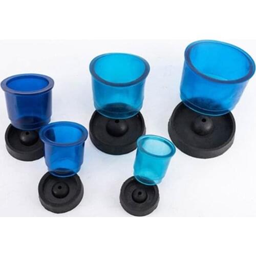 5 Size/Set Dental Blue Flask Ring Plastic Round Formers Base Wax Denture Technician Model Dental Lab Tools