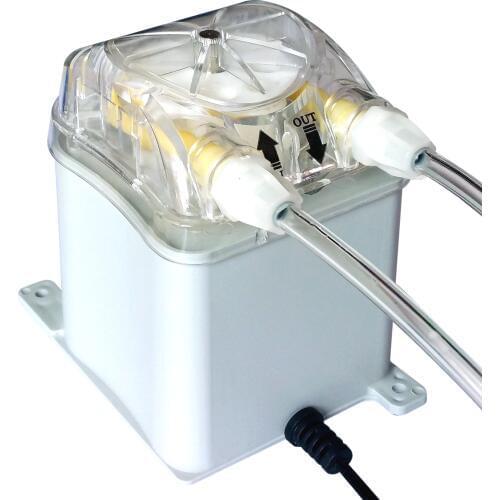 60ml/min, 4 rollers, Honlite 24V Peristaltic Pump with Exchangeable Pump Head and PharMed BPT Peristaltic Tube