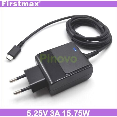 Firstmax ac adapter 5.25V 3A 15.75W for HP Pavilion 10-n000 10-n100 10-n200 x2 detachable tablet pc charger 792584-001 TPN-AA01