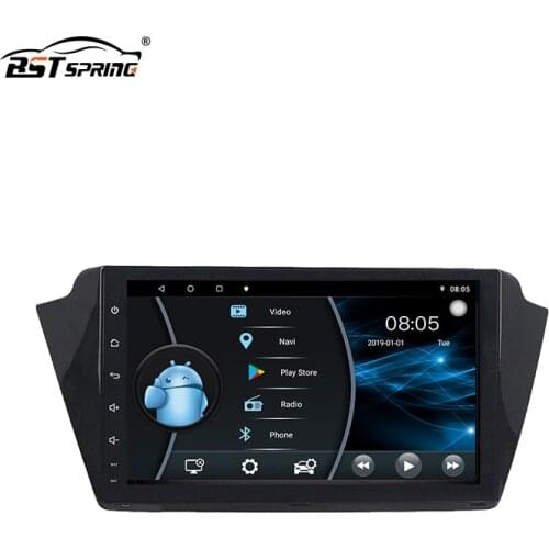 Bosstar car stereo dvd gps navigation system for Skoda Fabia 2015 android car radio 1 din multimedia player 4GB RAM 64GB ROM