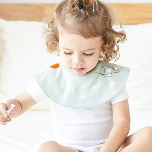 Baby Bib Saliva Towel Burp Cloths 360 Circular Bib Cotton Pocket Maternal Infant Supplies Baby Bibs Cotton Cartoon Bandana Bibs