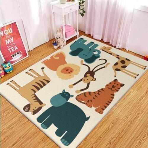 Baby Play Mats Kids Crawling Carpet Floor Rug Baby Bedding Rabbit Blanket Cotton Game Pad Children Room Decoration