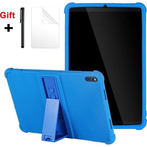 For Huawei MatePad 10.4 2020 Kids Friendly Kickstand Soft Silicone Shockproof Cover for Huawei MatePad 10.1 Case +Film Pen