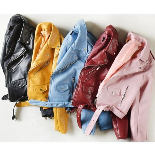ECTIC Womens Fashion Leather Jackets