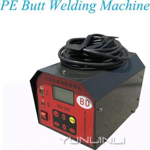 Electric Butt Welding Machine 220V Gas Pipeline Automatic Welding Machine Steel Mesh Skeleton Tube Hot Melt Machine BD-200