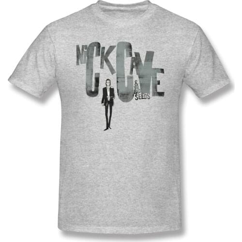 Nick And Cave Nick And Cave(9) Mens Basic Short Sleeve T-Shirt Creative R222 Tshirt USA Size