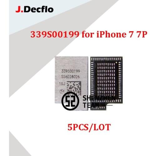 JDecflo 5Pcs/Lot IC WiFi 339S00199 WLAN_RF WiFi Bluetooth Module High Temperature IC for iPhone 7 7P WiFi IC Module Replacement