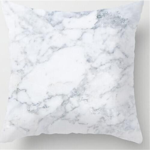 Cool Art Design cute Marble Funny Vintage Style Double side Printing Unique Throw Pillows Square Concealed Zipper Pillowcase