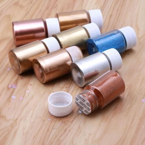 Copper Metallic Dye Powder Resin Pigment Jewelescent Metal Tones Mica Pearl Powder Pigment Paint Epoxy Resin Soap Making