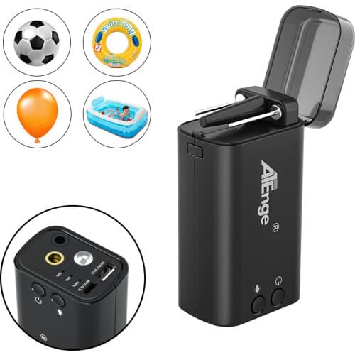 Ball Air Pump Electric，Cordless Ball Pump for Inflatables,Athletic Basketball, Soccer, Volleyball, Football，Rugby Swimming Ring