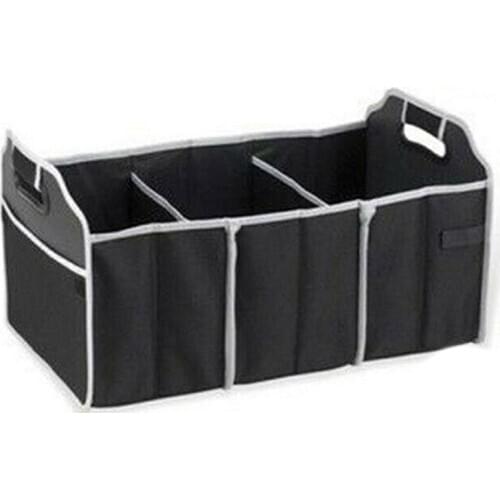 Car Boot Organiser Tidy Back Seat Storage Bag Pocket Accessories, Fully Collapsible