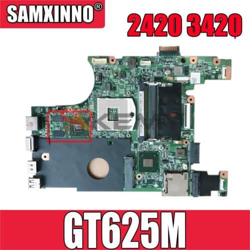 Original Laptop motherboard For DELL Inspiron 2420 3420 GT625M Mainboard CN-0P7RC5 0P7RC5 11282-1 SLJ8F N13M-GS-S-A2