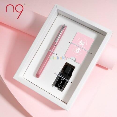 N9 Tong Jun Series Fountain Pen,Chinese Style Adult students Calligraphy, Retro Creative, Perfect for Students and Professionals