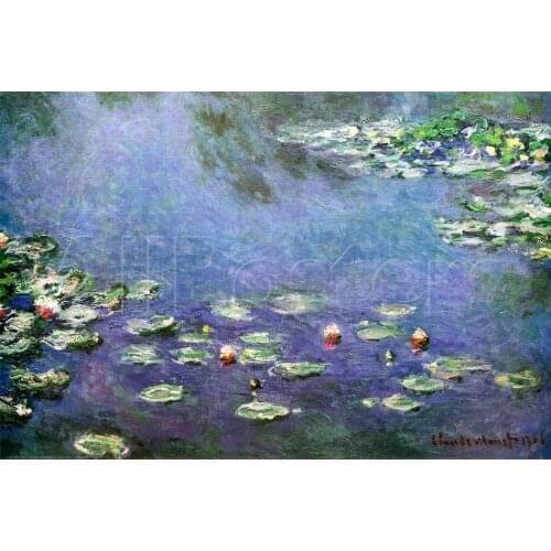 Landscapes art Waterlilies by Claude Monet oil paintings canvas High quality hand-painted