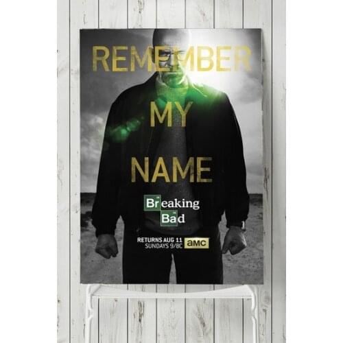 Postermanya Breaking Bad Series Poster Art Poster 50x70 cm wall graphics gráficos de parede настенная графика