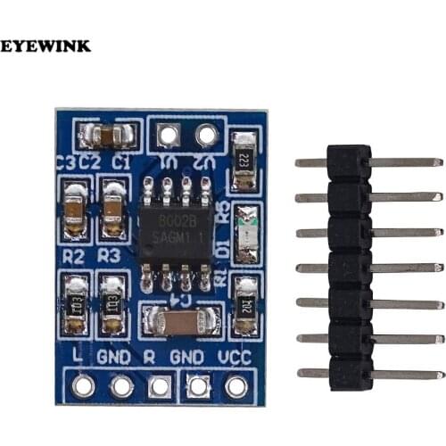 Super Mini HXJ8002 Audio Power Amplifier Board Mono Channel Voice low noise Amplifiers Module 2.0-5.5V Replace PAM8403