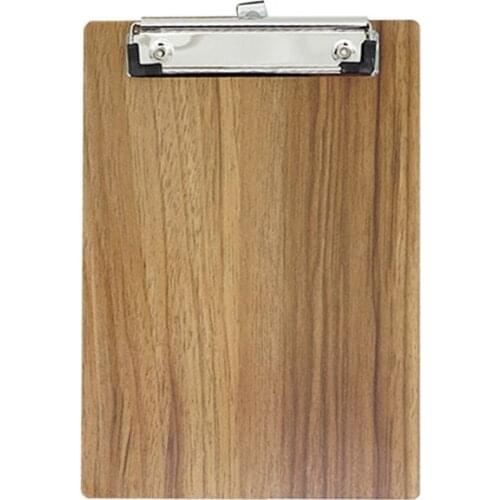Portable A4 A5 Wooden Writing Clipboard File Hardboard Document Holder Office Stationery Wholesales