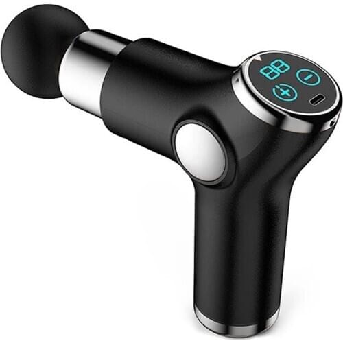 Mini Portable Massage Gun Deep Vibration Muscle Relaxation USB Charge Whole Body Back Arm Gym Fitness Equipment Tool