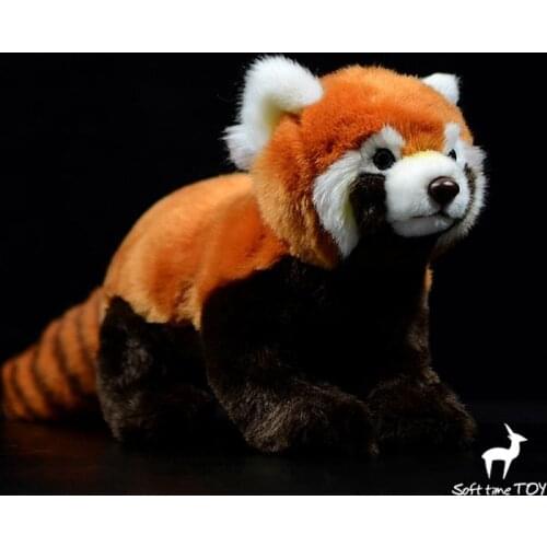Super kawaii Stuffed red panda doll toys real life plush raccoon dolls toy children birhday gifts girlfriend