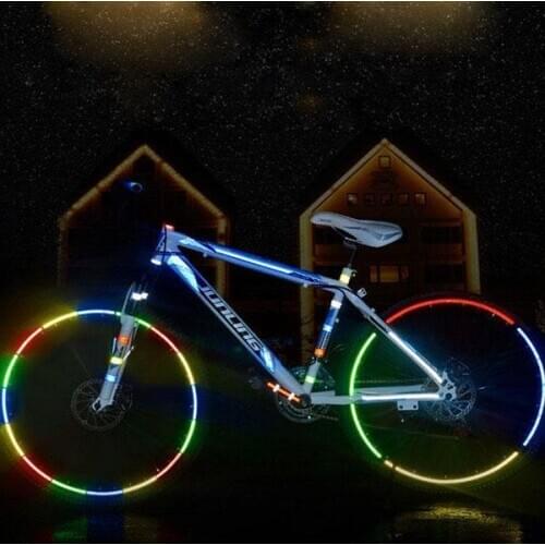 Retrofitting Reflective Strips For Cars Bike Reflective Stickers Cycling Fluorescent Reflective Tape MTB Bicycle Adhesive Tape S