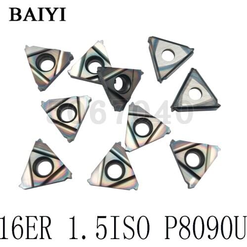 16ER 1.5ISO 3.0ISO P8090U CNC cutter thread turning tools hardened steel thread quenched titanium alloy threaded 16ER 1.5/3.0ISO