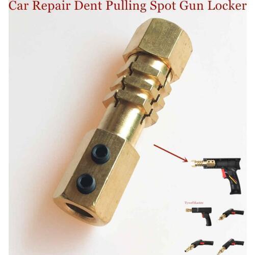 Dent Pulling Gun Lock Head Car Body Repair Spot Welding Torch Tighten Holder Garage Metal Work Spot Welding Electrode Holder
