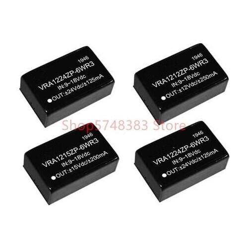 VRA1205ZP-6WR3 VRA1212ZP-6WR3 VRA1215ZP-6WR3 VRA1224ZP-6WR3 Ultra wide voltage input 9-18V