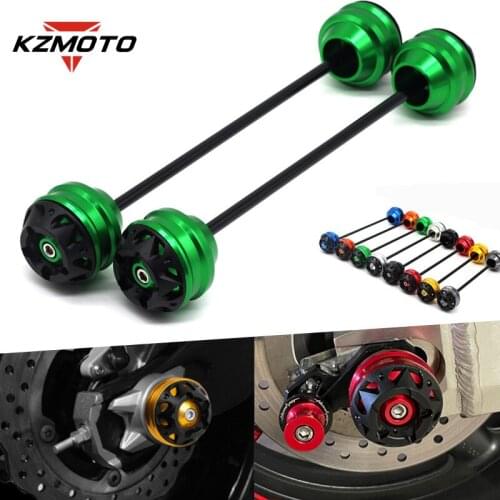 For KAWASAKI ZX-6R ZX-10R ZX6R ZX10R 2007-2019 2017 2018 Motorcycle Accessories Front & Rear Wheel Protector Falling Protection