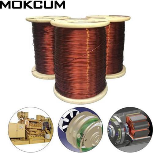 0.13mm 0.25mm 0.51mm 1mm 1.25mm copper wire Magnet Wire Enameled Copper Winding wire Coil Copper Wire Winding wire Weight 100g