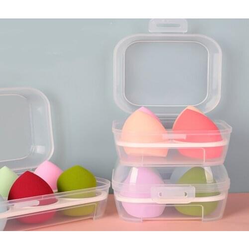 1pc makeup puff storage box Cosmetic Foundation Sponge Storage case Make Up tools